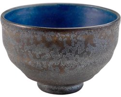 Matcha Kom - Thee Ceremonie Kom - Japanse Thee Ritueel - Handgemaakt Mino-ware - 560 ml - Kurogane Blauw