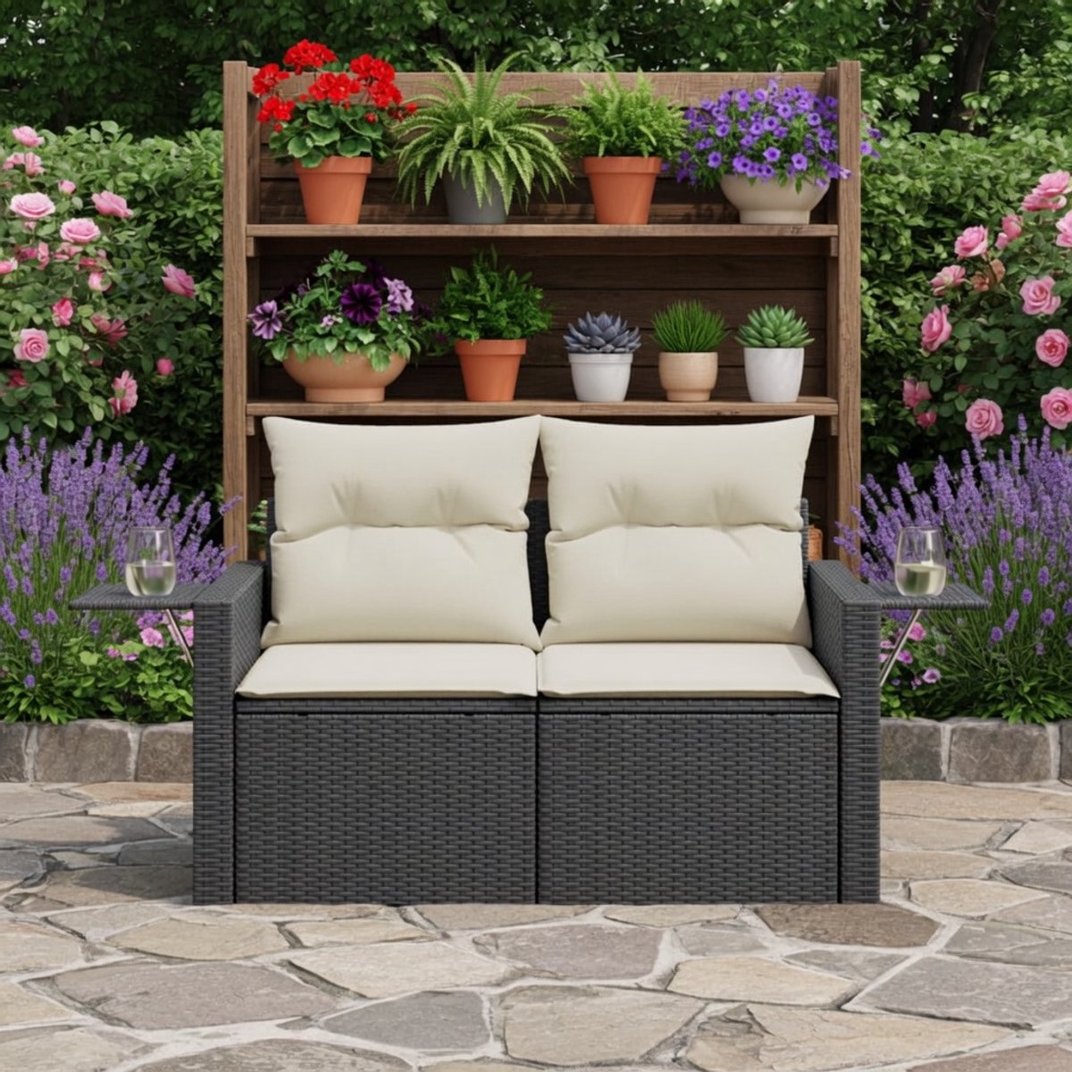 Luxe Bank – Zwart – Industrohome