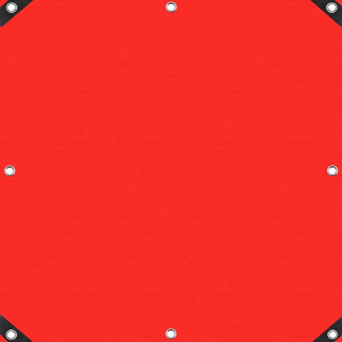 Transparant Buiten Zeil - Waterdicht Dekzeil - Tuinmeubelen Beschermen - Scheurvast Polyethyleen - 2.2 x 4.5 m - Rood