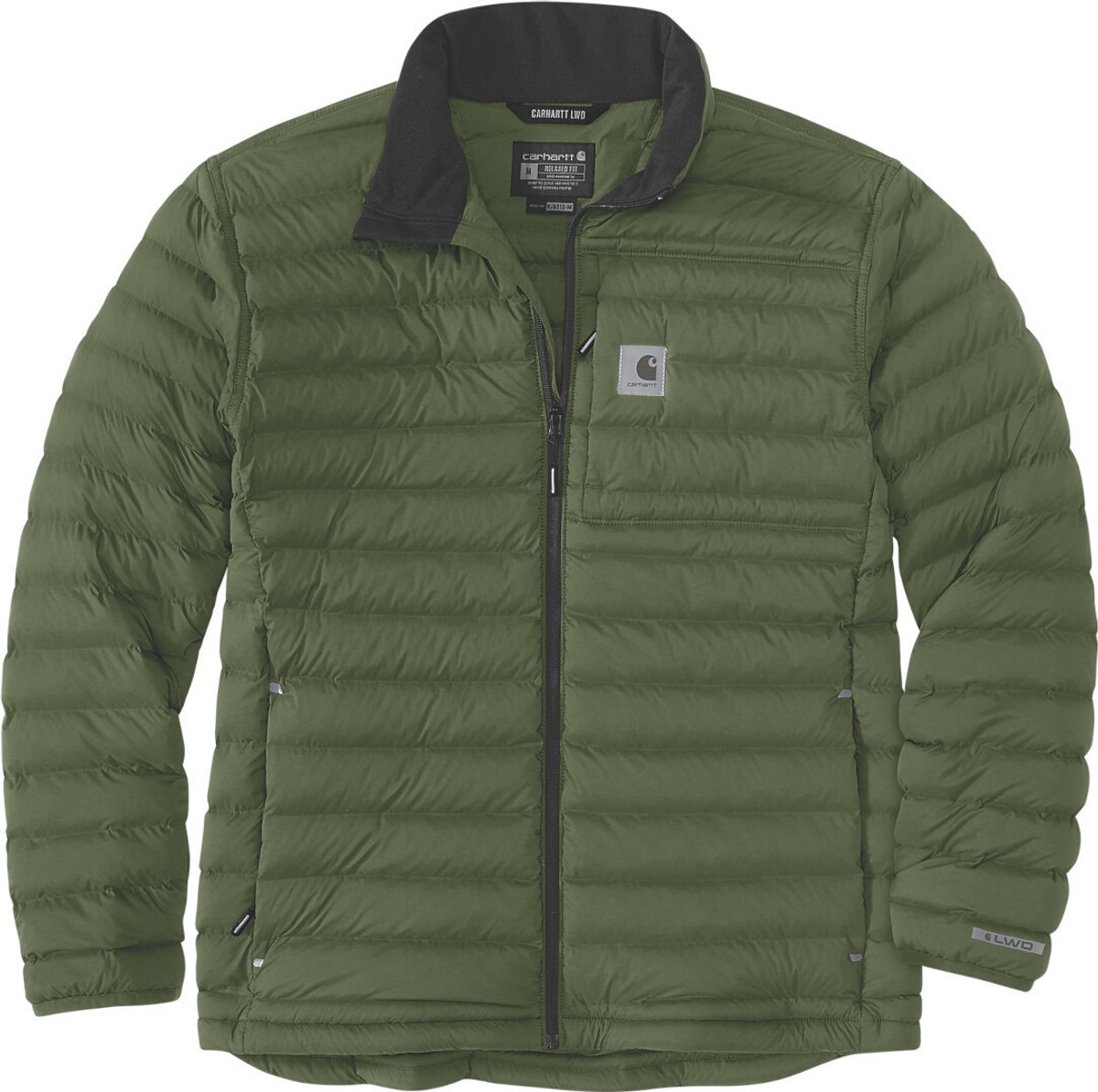 Carhartt LWD Relaxed Fit Stretch Insulated Jasje Groen