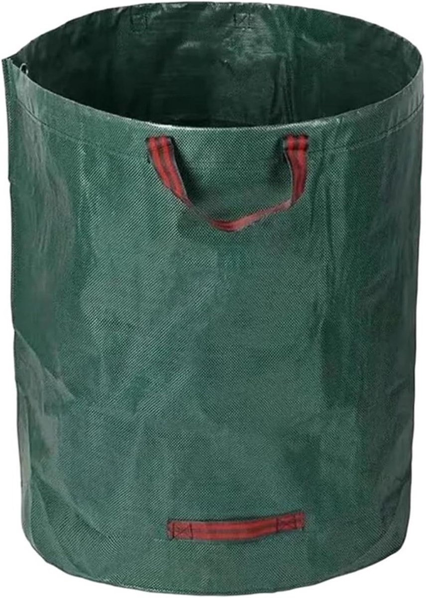 Tuinafvalzakken - Opbergcontainer Tuin - Tuin opruimen - Robuuste constructie - 500 liter - Groen