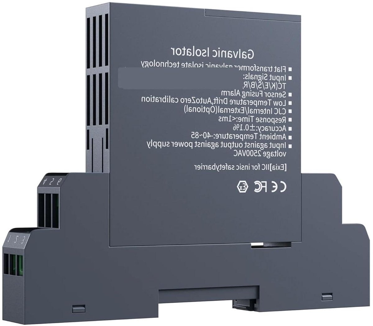 Signaalverdeler - Signaalomvormer - Signalen Omzetten - 2 in 2 uit - 15 x 15 x 10 cm - Grijs