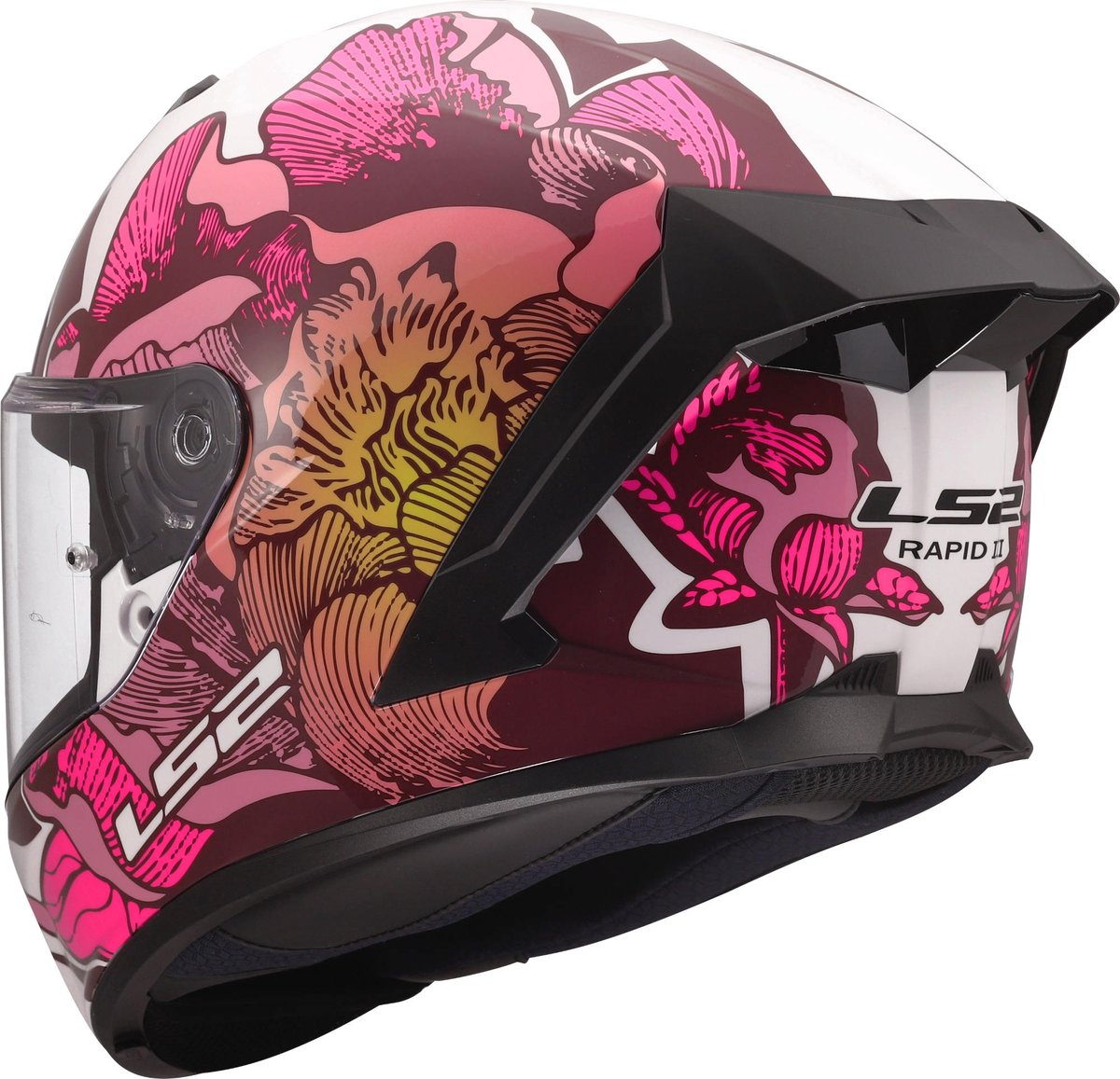 LS2 FF820 Rapid III Poppies Helm - Maat M (57/58) - – foto 7