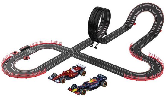 Carrera Go!!! Racebaan - Speelgoed - Speed Zone Formule 1 - Max Verstappen No.1 vs. Lewis Hamilton No.44 - 6,3m - 1:43