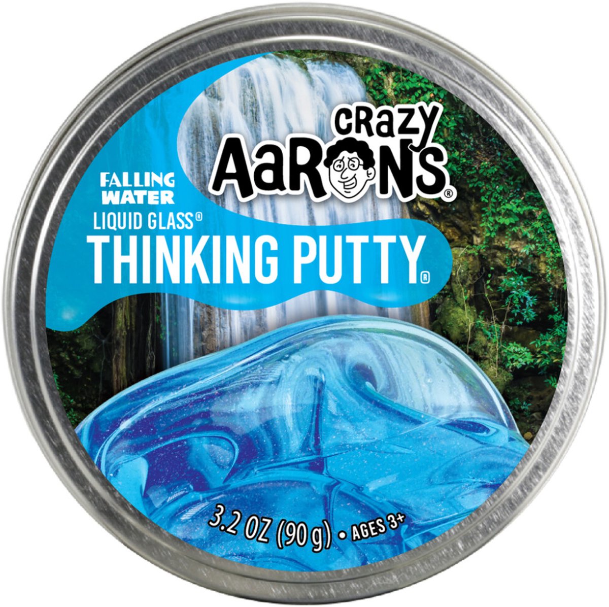 Crazy Aaron's kneedklei speelgoed - Falling Water - magisch effect.