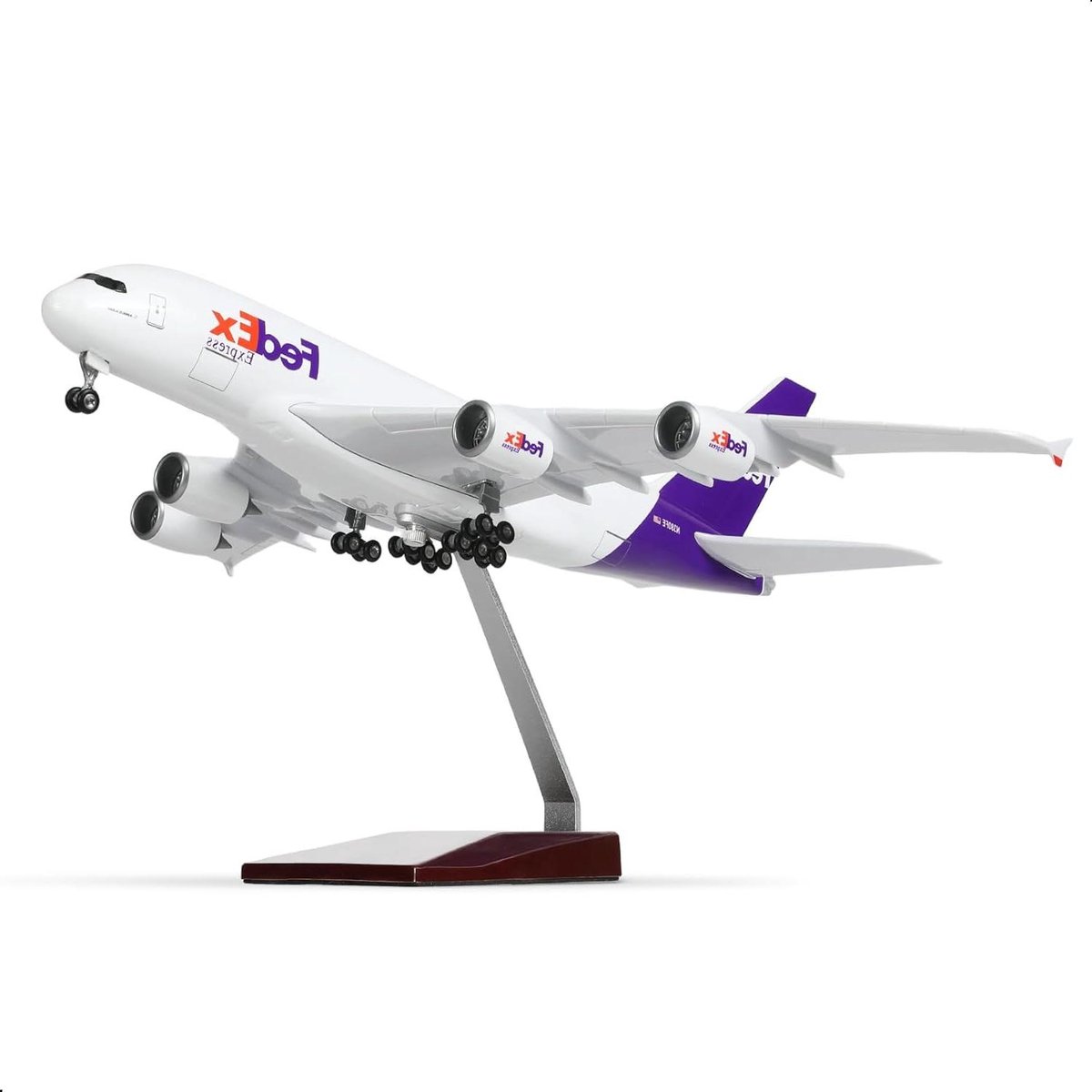 Vliegtuigmodel A380 - Airbus Model Vliegtuig Display - Hobby en Decoratie - Gegoten Hars Constructie