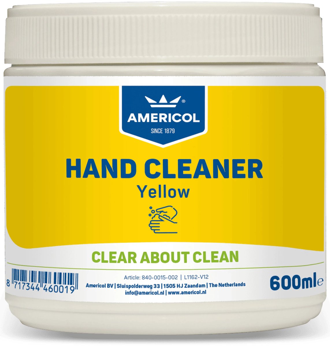 Handzeep handcleaner met korrels 600 ml