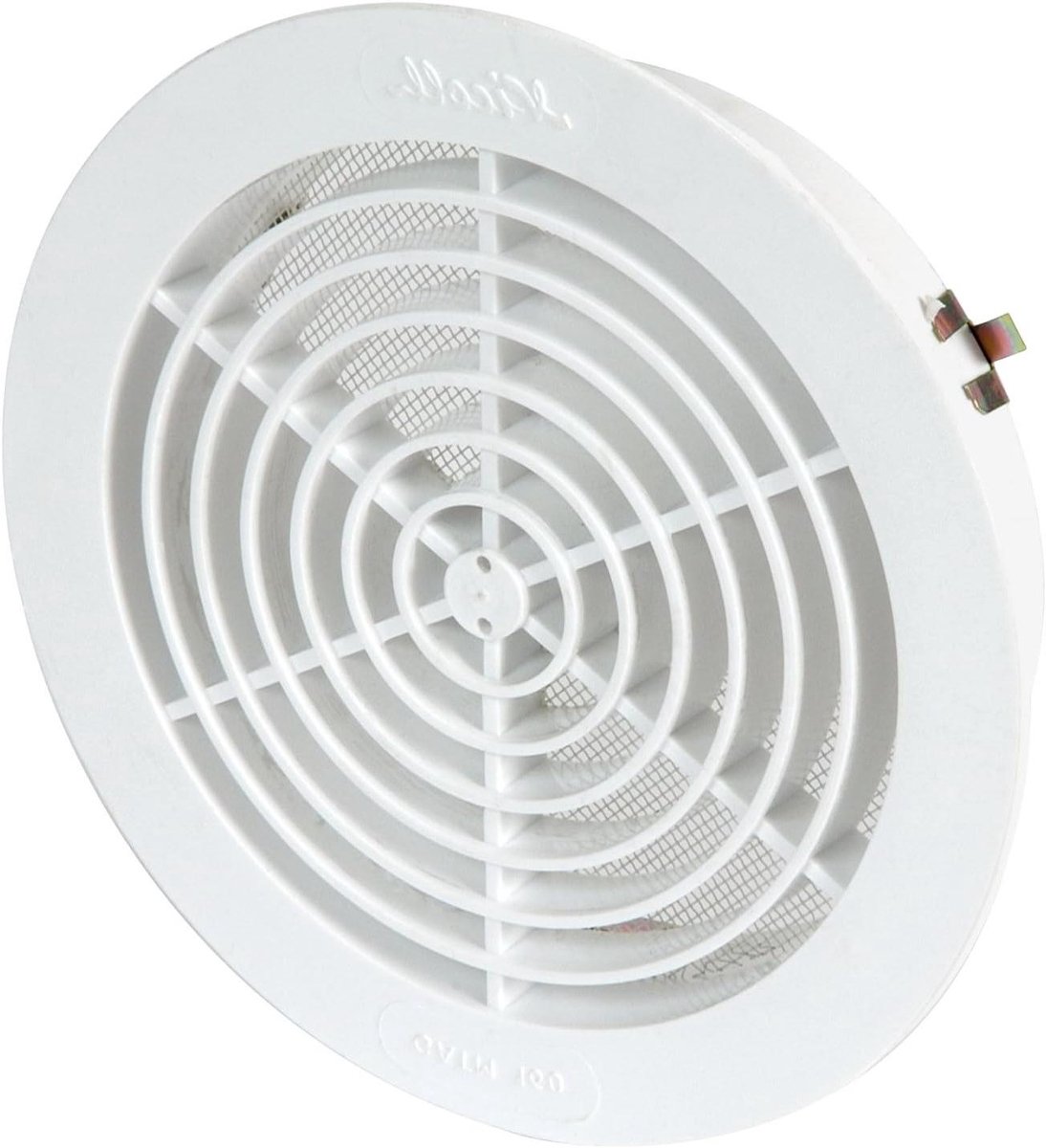 Ventilatierooster - Muggennet rooster - Ventilatie Aanleggen - Met Muggennet - d160 - Wit