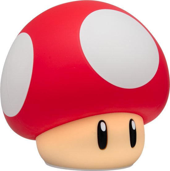 Super Mario Super Mushroom siliconen lampje van Paladone van super-mario — afbeelding 2