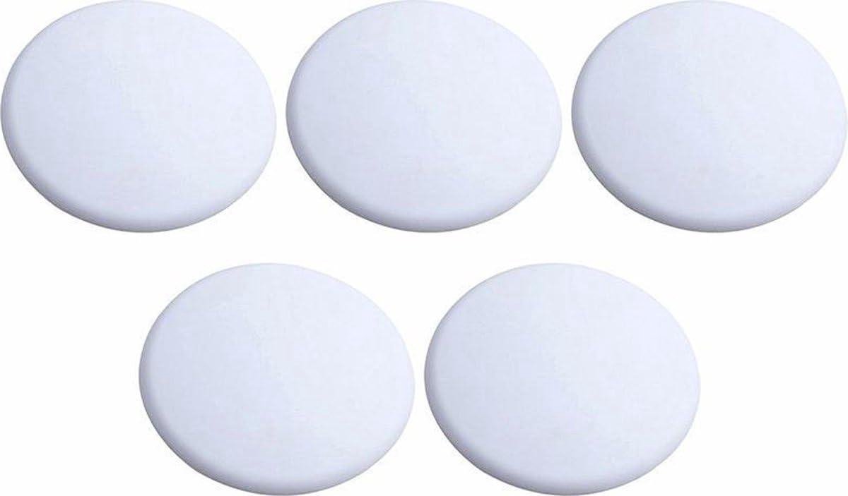 Zelfklevende Deurstoppers - Deurbuffer Muurbeschermer - Muren Beschermen - Zelfklevend Siliconen - 4cm Doorsnede - Wit