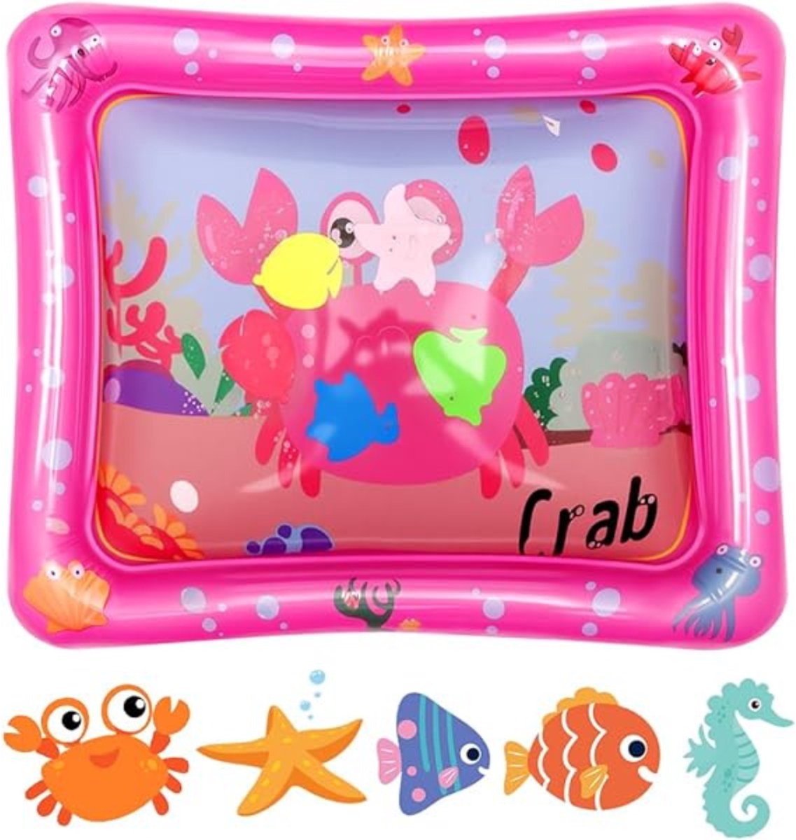 RWB® Watermat - Watermat Baby - Waterspeelmat Baby - Roze - 20cm x 19cm x 23cm