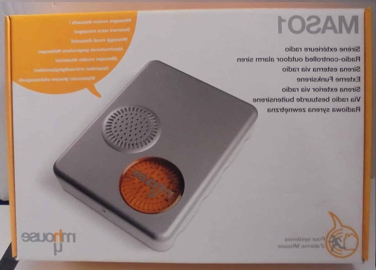 Sirene Outdoor - Alarm Geluid - Beveiliging Huis - Origineel Onderdeel - 10x10x10 cm - Multicolor