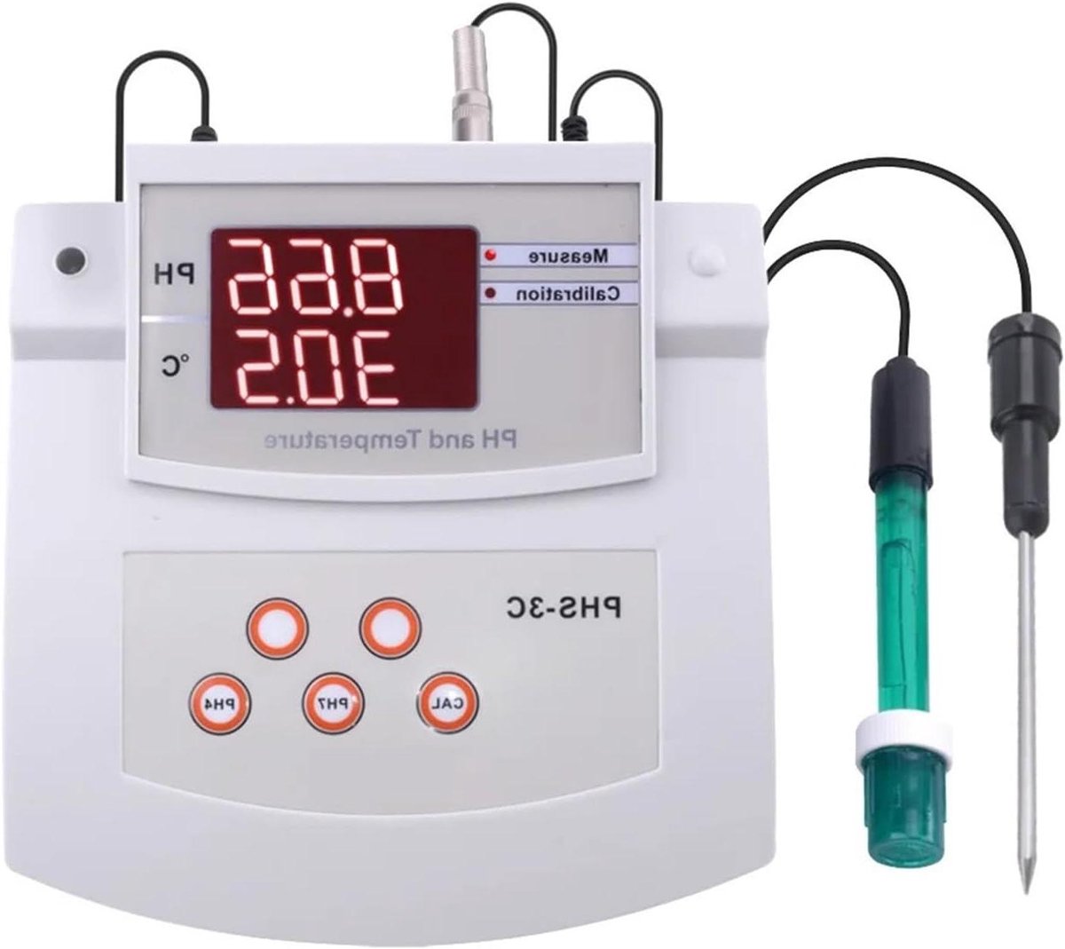 Digitale PH-meter - Waterkwaliteit Tester PH - Vruchtbaarheid Bodem Meten - Automatische Kalibratie - 001 Nauwkeurigheid - Niet gespecificeerd