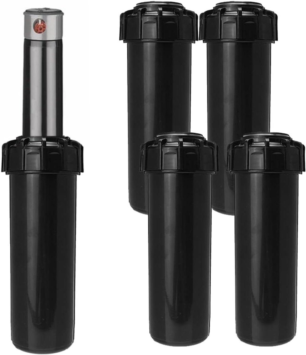 Gazon Sproeiers - Pop-up sproeier - Tuin Bewatering - Automatisch Heffunctie - Set van 5 - Zwart