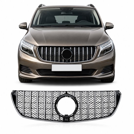 Calandre GT sur mesure pour Mercedes w447 classe V chromée année de construction 2014-2019