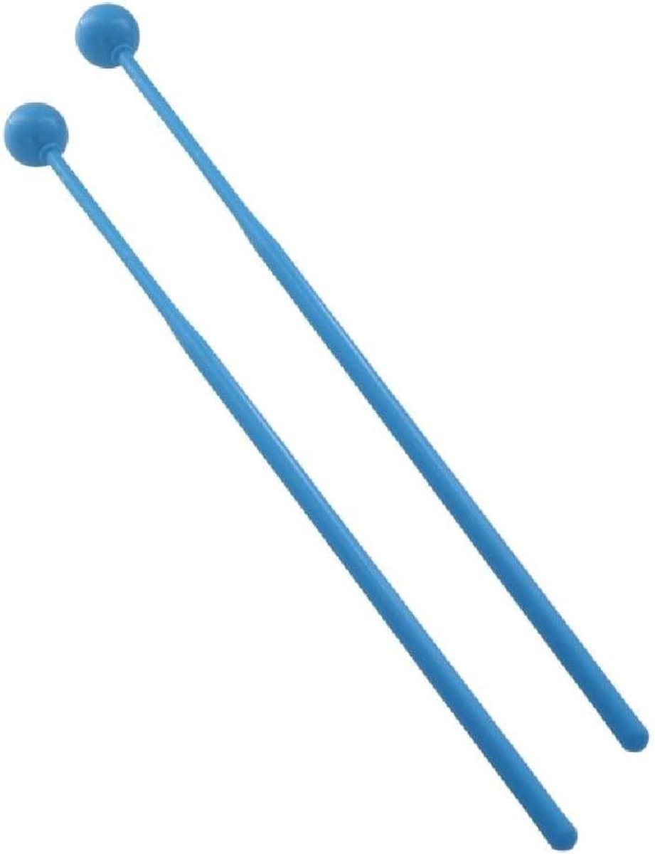 Marimba stokken - Percussie stokken - Muziek oefenen - ABS handvat - 30 cm - Geel