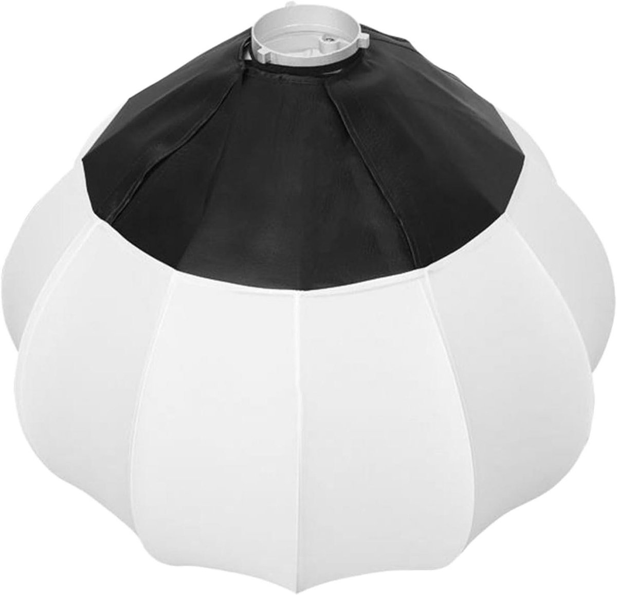 Lantaarn Softbox - Bol Softbox - Video Opnames - Gelijkmatig Licht - 65 cm - Zwart