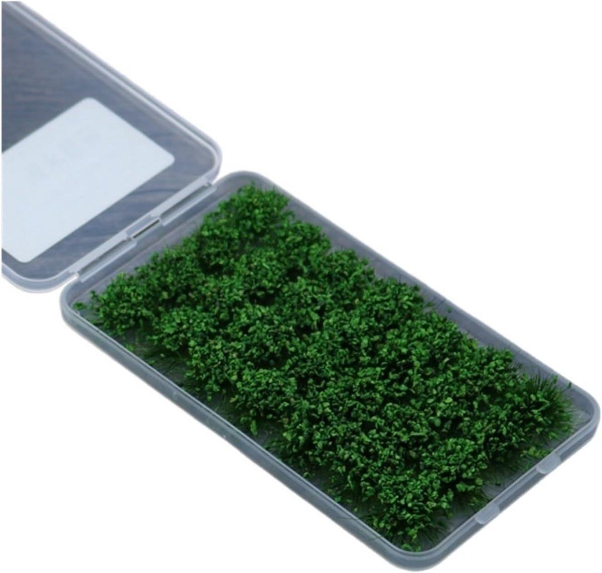 Kunstgras Modelbouw - Mini Gras Matten - Diorama Bouwen - Nylon Graspoeder - 110 mm x 60 mm - Groen