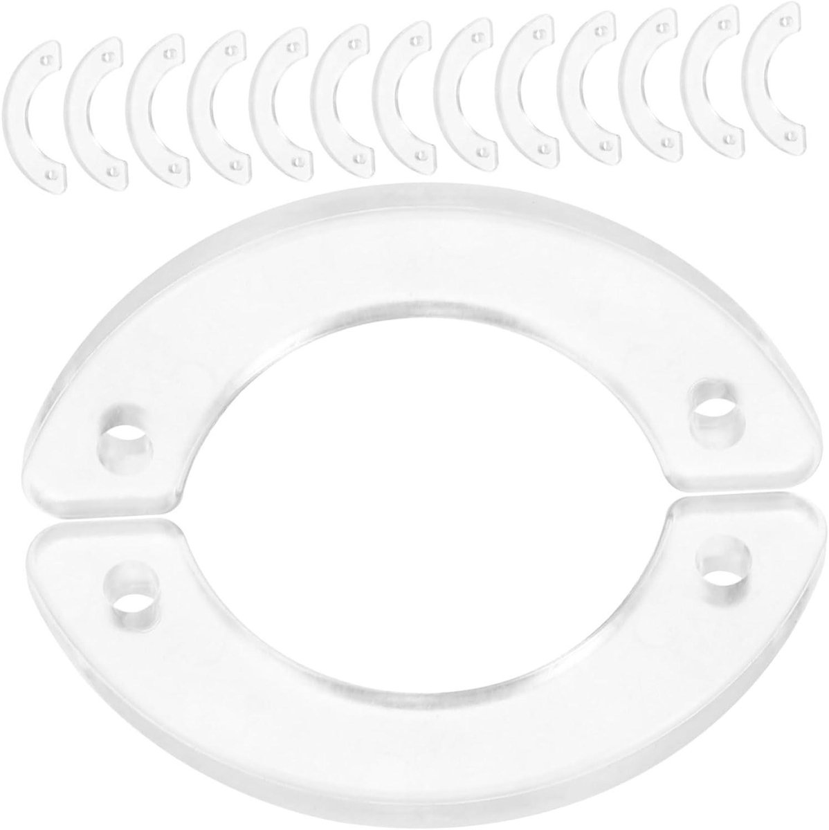 Ladestoppers Ladegeleiders - Lade Accessoires - Lades Repareren - Eenvoudig te Installeren - 5.5 x 1 x 0.5 cm - Wit