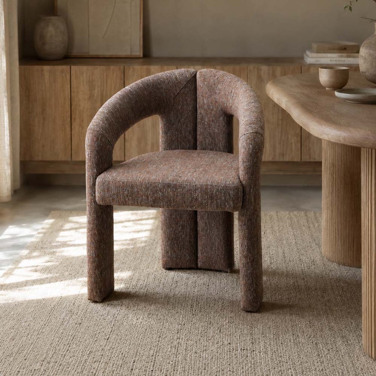 Milton & Oldbrook Eetkamerstoel Namur Bruin