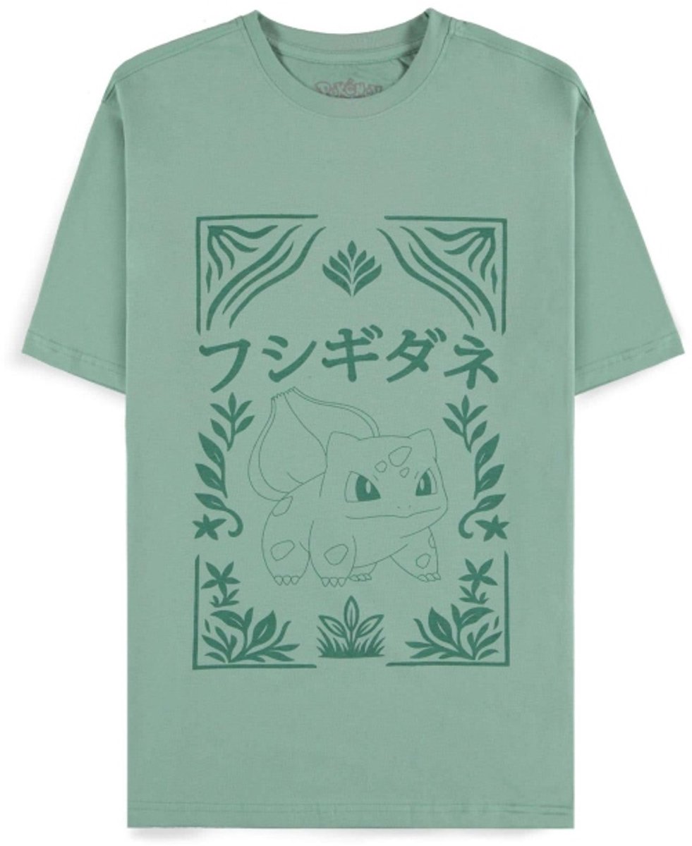 Pokémon T-Shirt Green Bulbasaur Short Sleeved TS888357POK Green-S