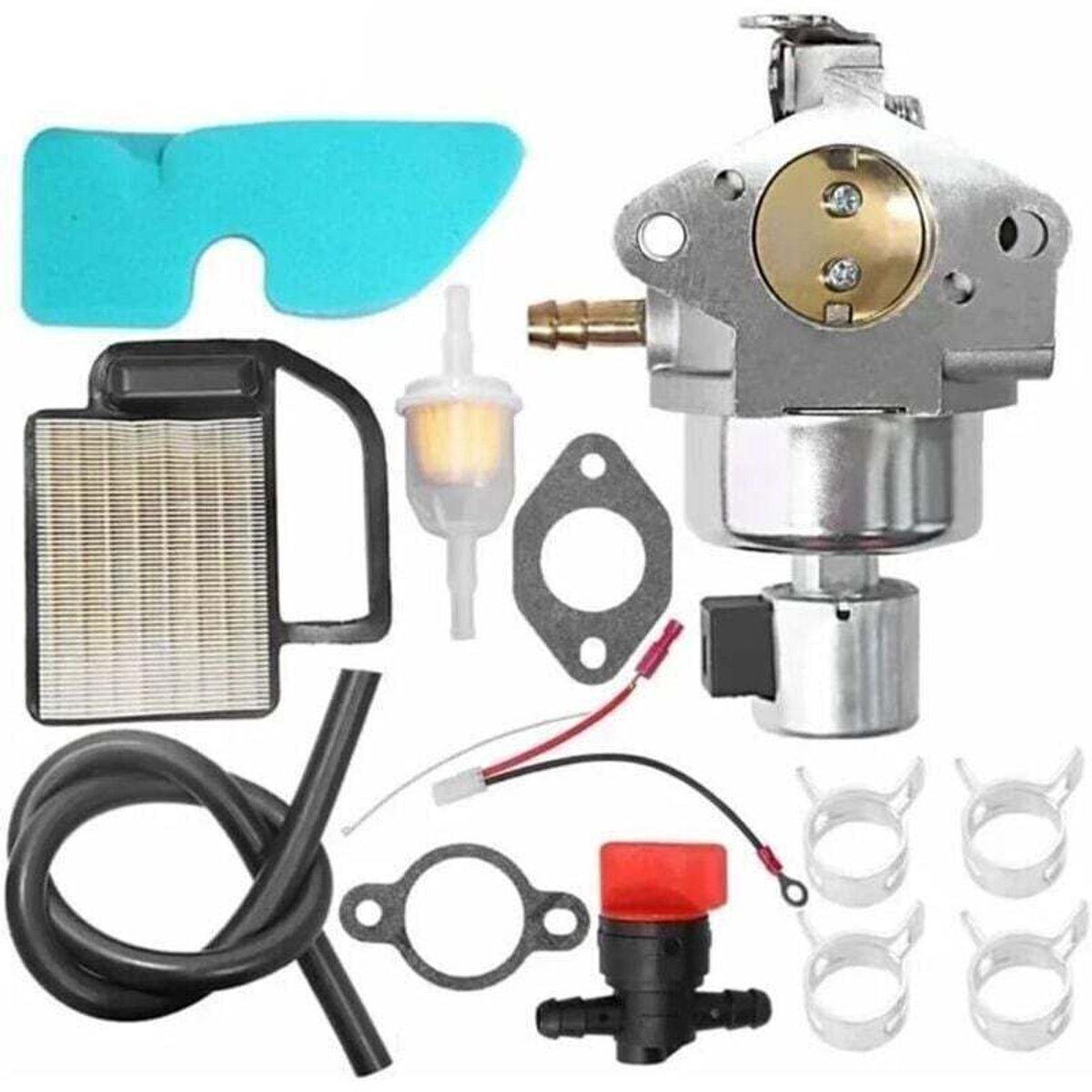 Carburateursets geschikt voor SV470-, XU-, SV530-, SV540- en SV590-motoren geschikt geschikt voor 15-19 pk, modellen 2085302S, 2085303S en 2085314S.