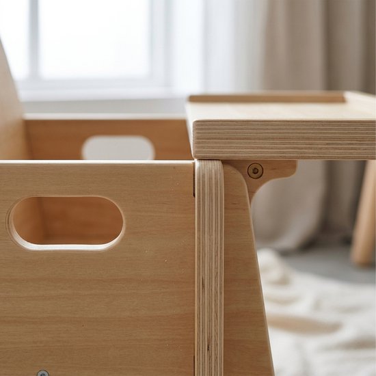 Kinderstoeltje met tafel - vanaf 1 jaar - hout — afbeelding 4