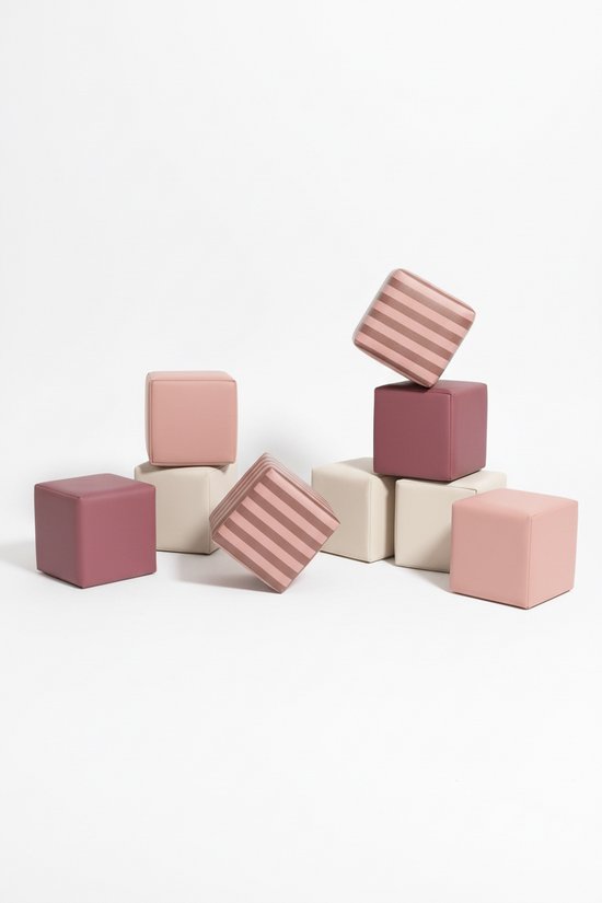 HENVAE® Foam Stapelblokken 12-delig inclusief opbergtas - Zachte Speelblokken - Baby Speelgoed 6 maanden - Stapeltoren - Bouwblokken - Foam Blokken - Montessori Speelgoed - Educatief speelgoed - Sensorisch Speelgoed Baby - Kindercadeau van HENVAE® — afbeelding 3