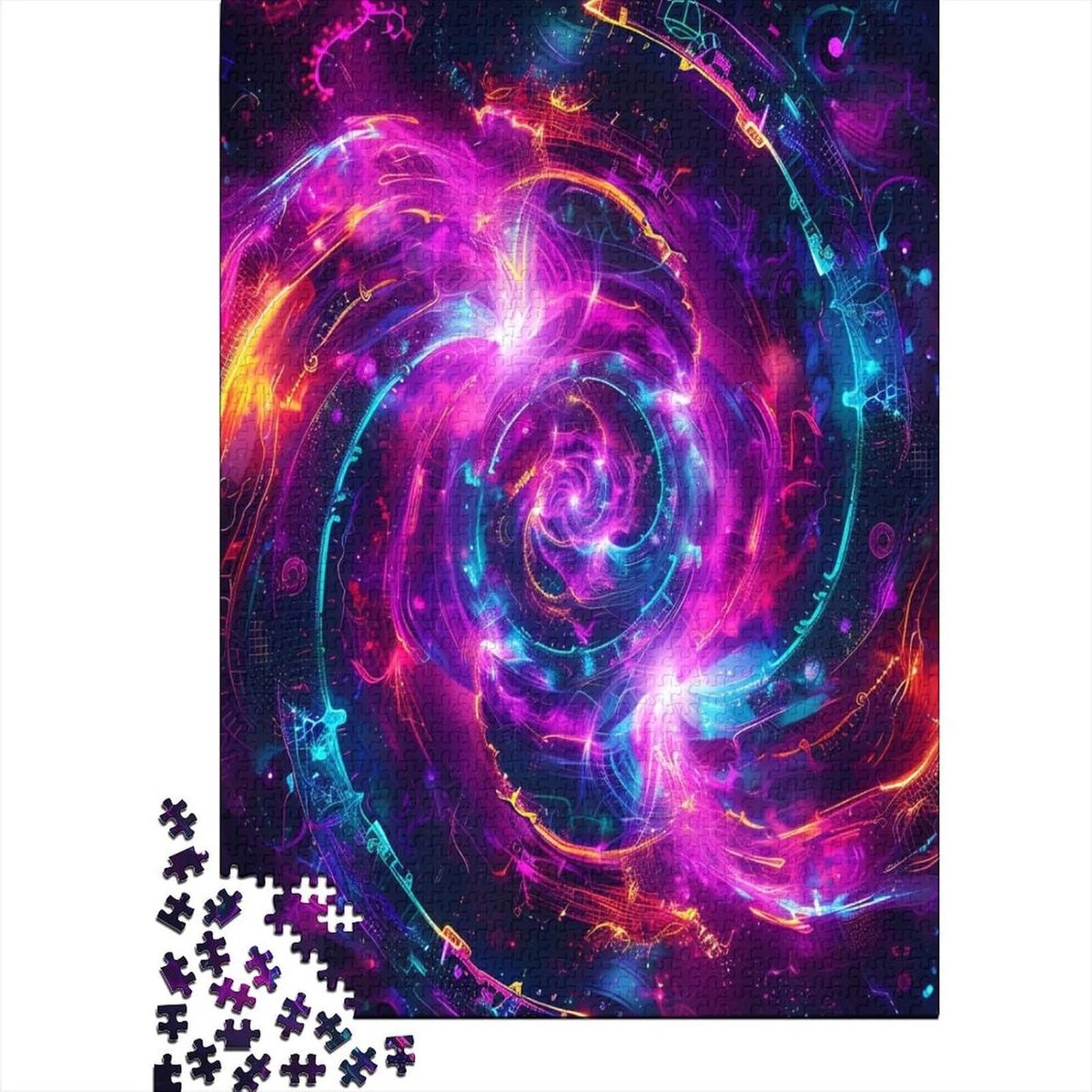Muziekpuzzel - Legpuzzel Puzzel voor volwassenen - Ontspanning en entertainment - Unieke letter-indeling op achterzijde - 75 x 50 cm