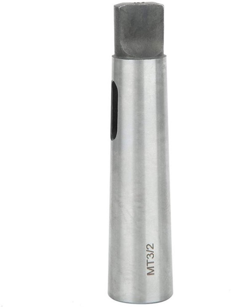 MT3-MT2 Boorkop Adapter - Getaperde Hoogstaal Drilling Sleeve voor Boormachine