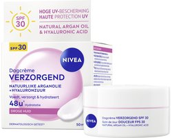 NIVEA Essentials Verzorgende Dagcrème voor Vrouwen SPF 30 - Gezichtscreme Droge huid - Moisturizer - Skincare - Sheaboter - 50 ml