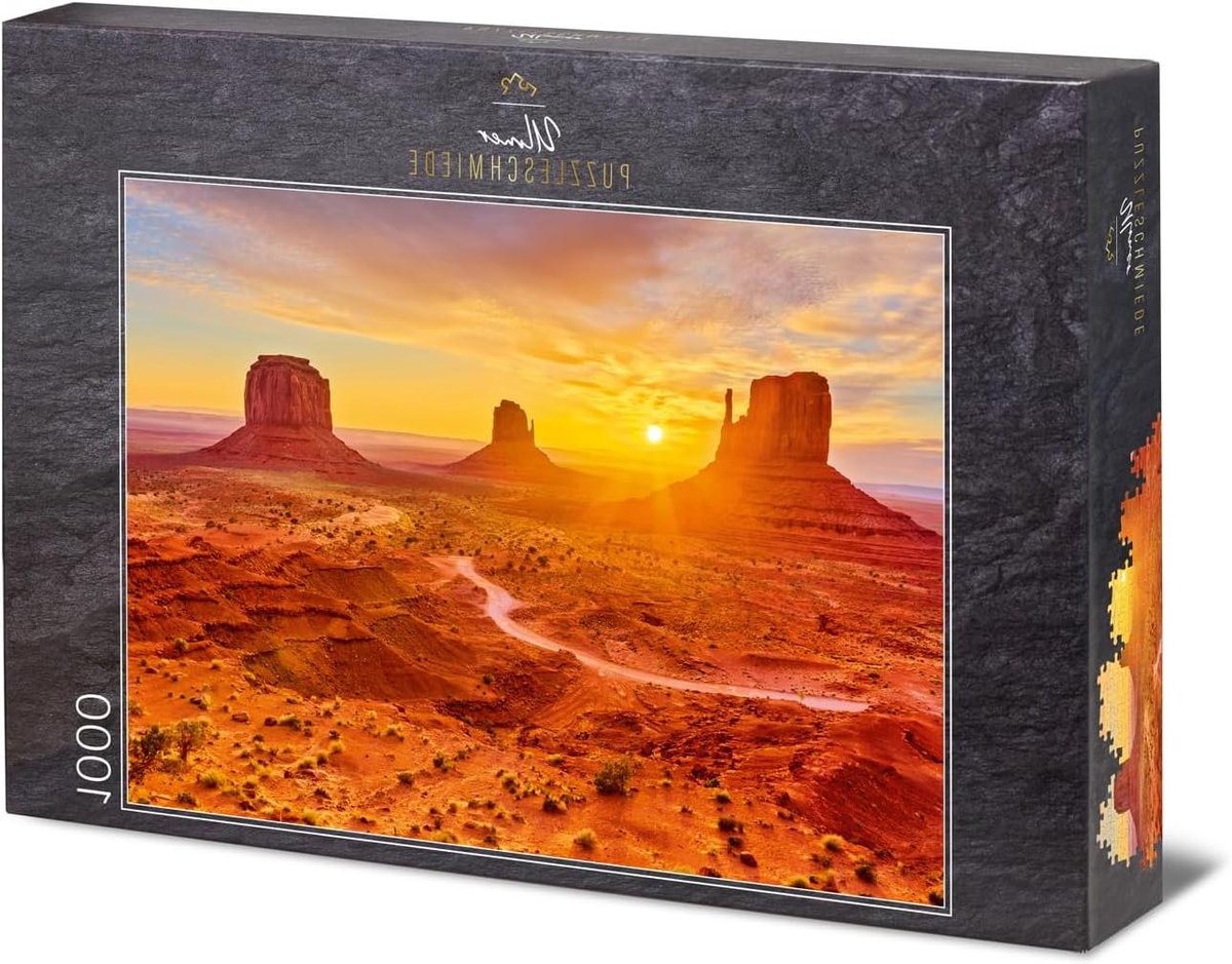 Landschap Puzzel - 1000 Stukjes - Ontspannen Tijdverdrijf - Gemaakt in Duitsland - 68 x 48 cm - Natuurlijke Kleuren