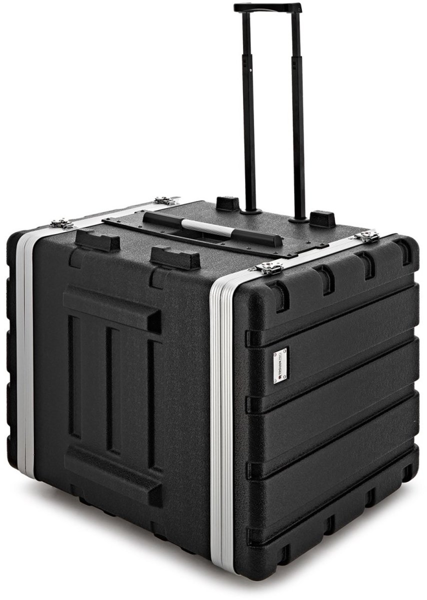 Trojan Pro 10U ABS Wheeled Rack Case