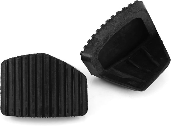 Pedaalhoezen Rubber - Remhoes Koppeling - Verbeterde Grip - Anti-slip Textuur - Set van 2 stuks - Zwart van Merkloos — afbeelding 5