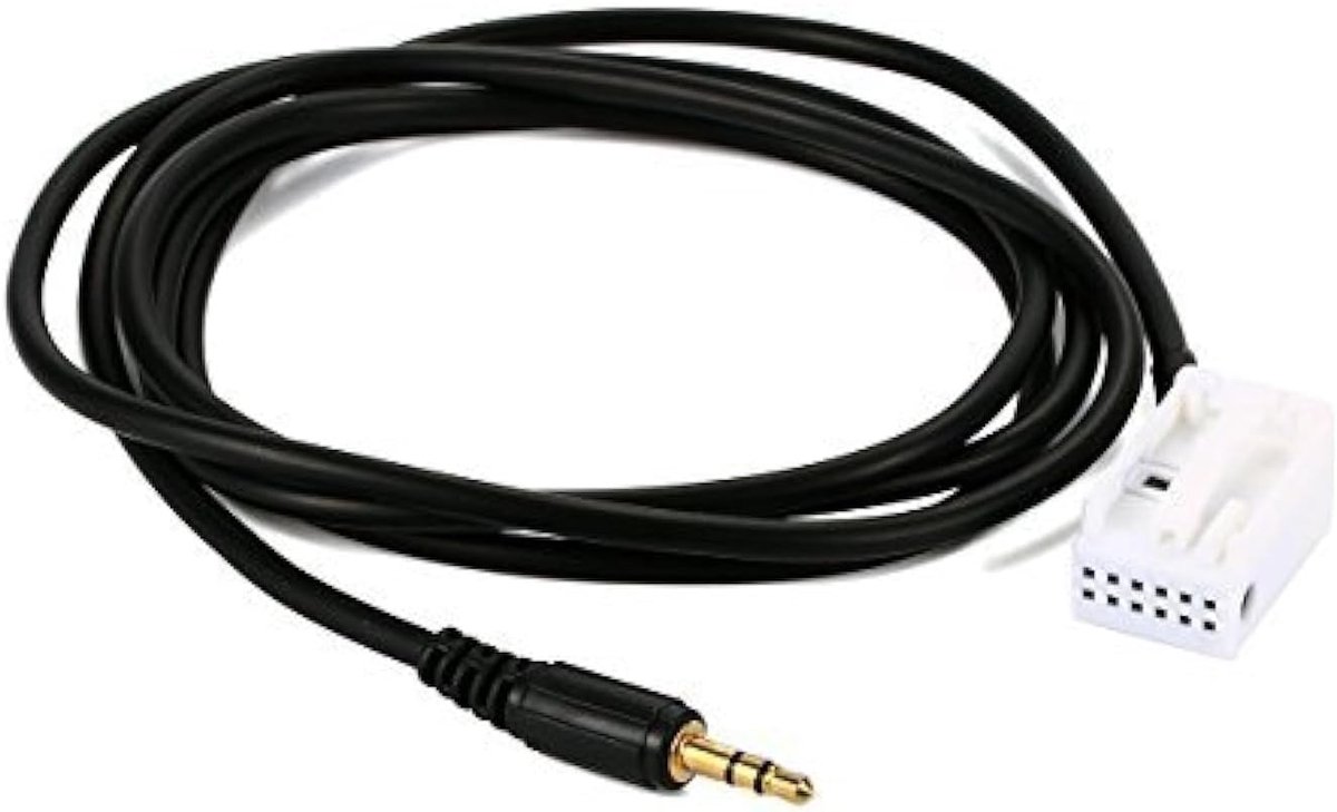 geschikt voor de mannelijke audio-aux-ingangskabel van , Hainan 3,5 mm aux-ingangsadapter geschikt voor MB W203 AC289