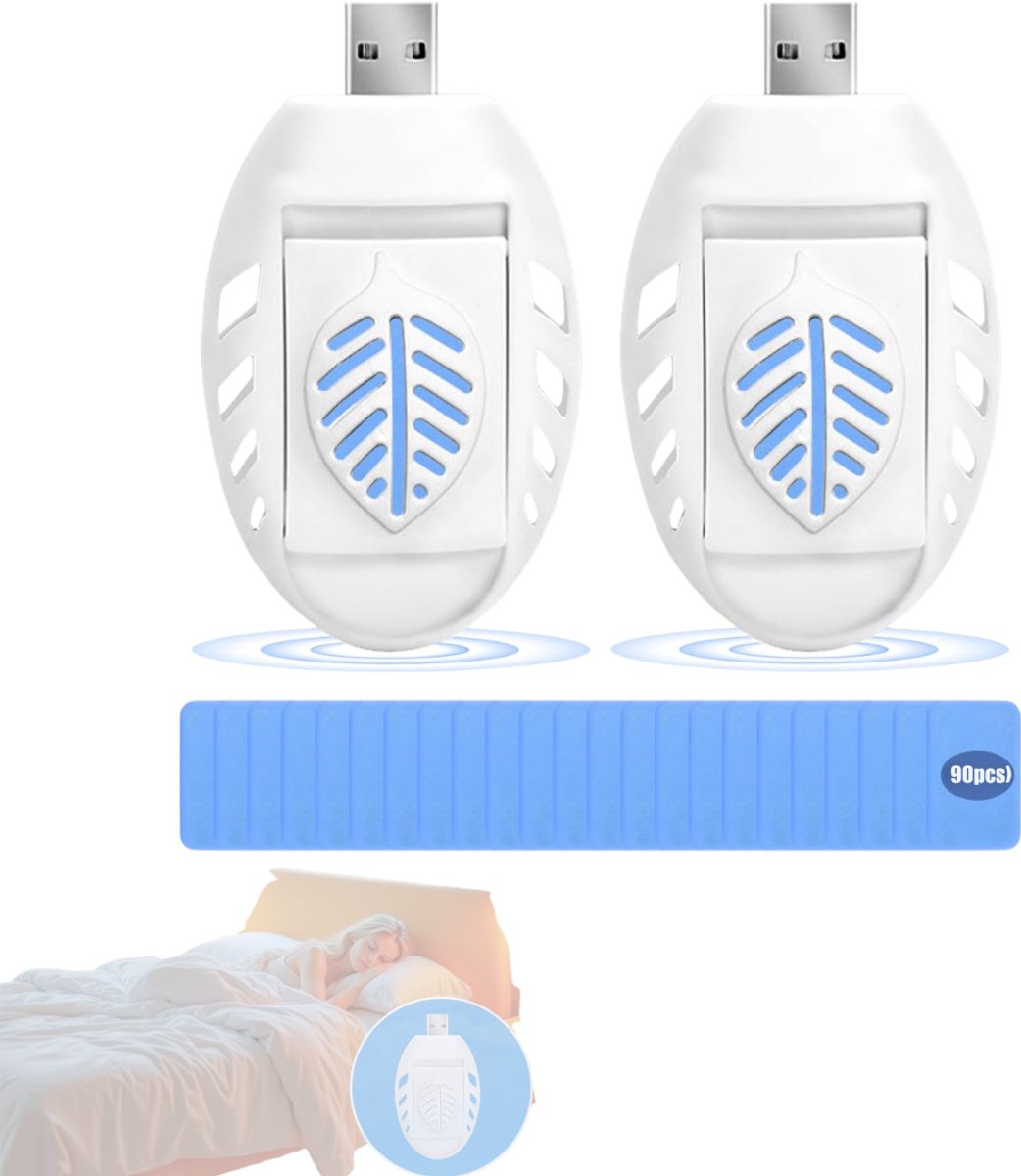 MKSS® Muggenstekker - Muggenlamp voor Binnen - Ultrasoon