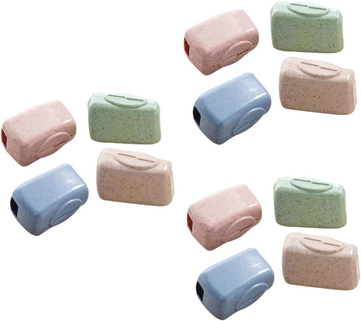 Tandenborstelhoesjes - Opzetborstelkapjes - Reizen Kamperen - Stofvrij Hygiënisch - 36 Stuks - Willekeurige Kleuren