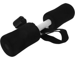Toddmomy Yoga-fitnessapparatuur Sit-up Apparaat Ergonomie Sit-up Bar Nordic Hamstring Curl Band Zit-op Assistent-apparaat Verstelbare Buik Fitnessapparatuur Zithulp Zwart Nylon Band