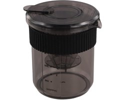 Koffiemachine Met Weegschaal - Handige Koffiepot - Reizen En Kamperen - 3-In-1 Set - 430 ml Capaciteit - Transparant