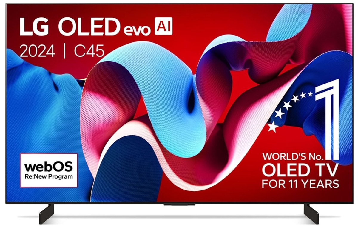 LG C4 OLED42C45LA - 42 inch - 4K OLED Evo - 2024 - Smart TV