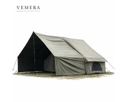 Vemera tent - opblaasbaar - campeer tent - air tent - 4-6 personen - groen