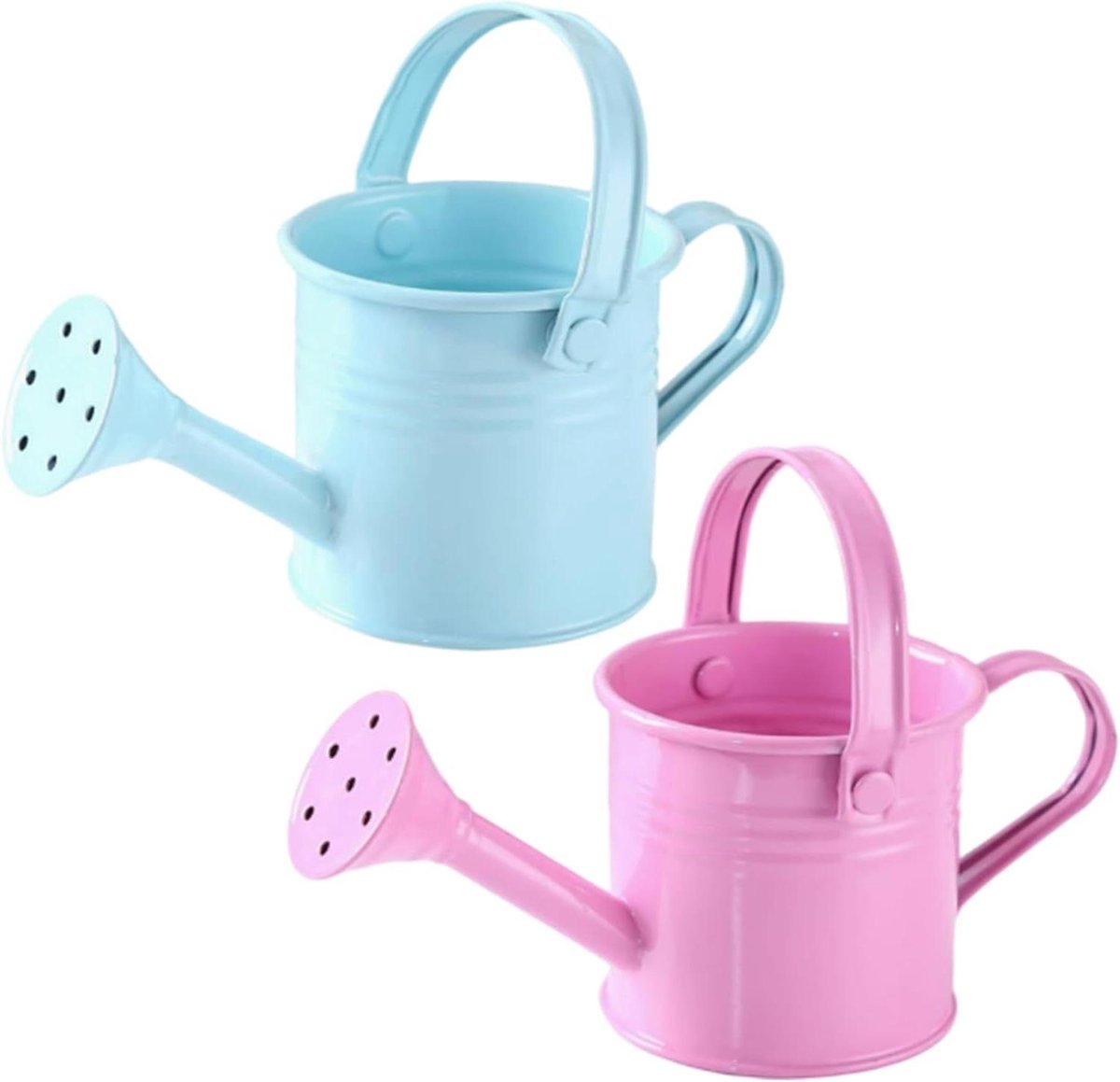 Kindergieter Set - Kleine gieters - Binnen en buiten - Twee handgrepen - 17 x 16 x 12 cm