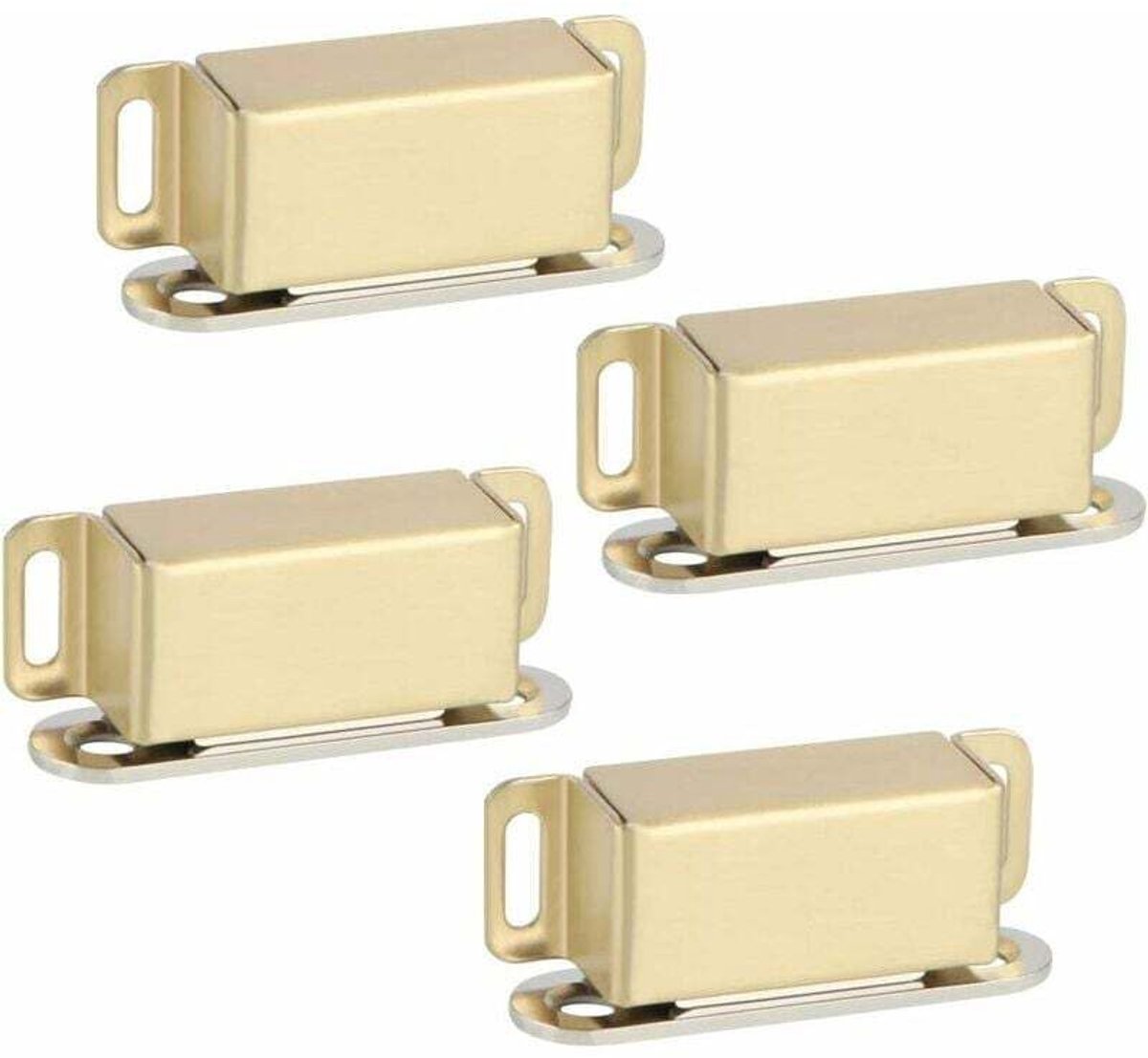 4 gouden roestvrijstalen magnetische kastdeursloten