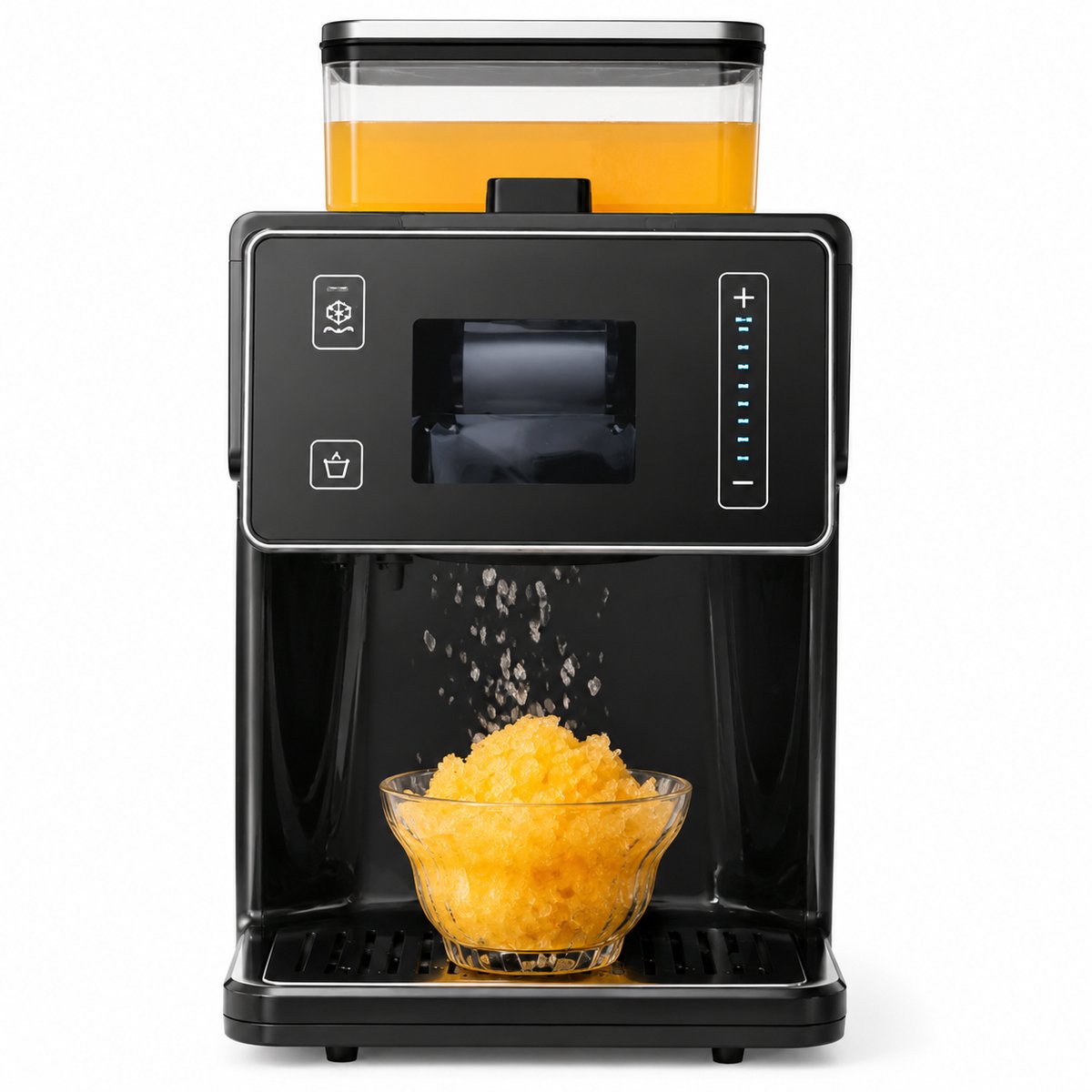 Jurrys IJsmachine - IJsmaker - Snowflakemachine - IJsbereider - IJsapparaat - 8 Standen - Hoge capaciteit - Automatisch - Zwart