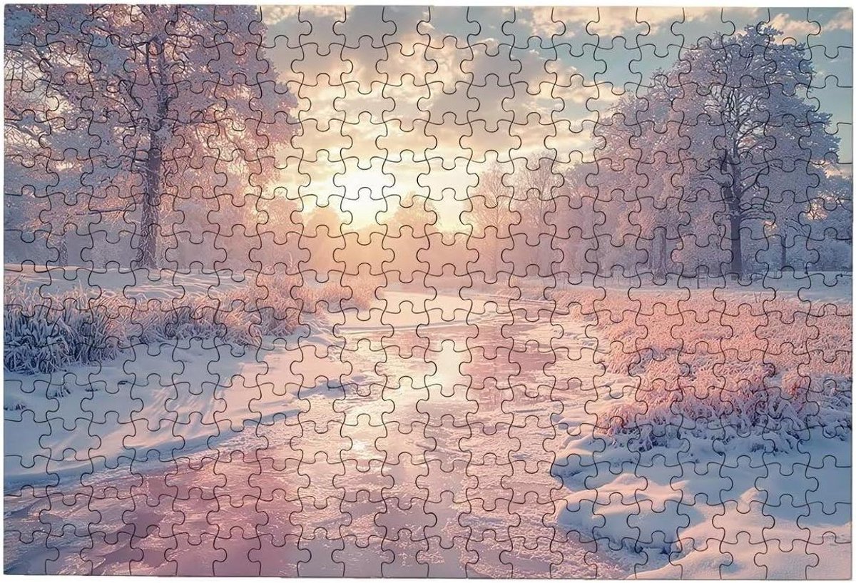 Legpuzzel Volwassenen - Houten Puzzel - Ontspanning Thuis - Geletterde Achterkant - 4000 Stukjes - Meerkleurig