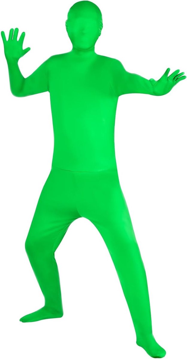 Volwassen Leren Kostuum voor Halloween en Cosplay, Ideaal voor Feestjes met Elastische Pasvorm en Grappige Effecten