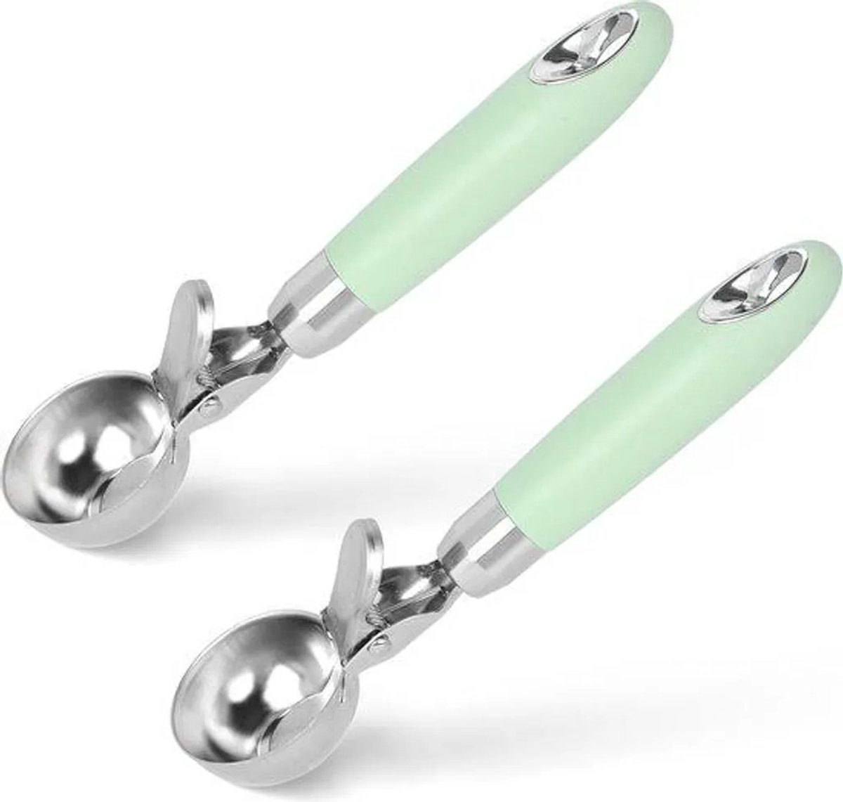 Tweedelige ijsschepset, groen