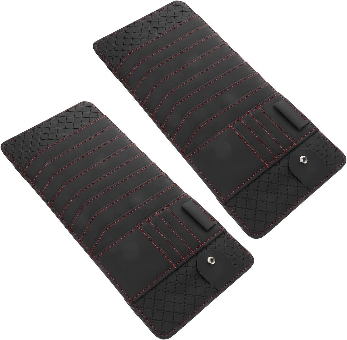 Auto Cd Houder - Zonnekap Organizer - Muziek Luisteren - Grote Capaciteit - 34 cm Lengte - Zwart