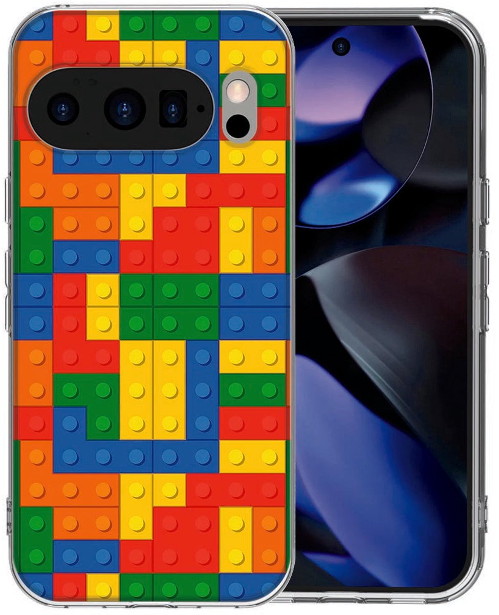 Google Pixel 10 / 10 Pro TPU hoesje Blokken