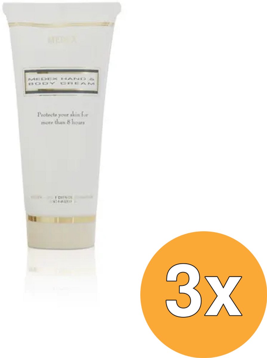 3x Medex Hand & body cream (100 ml)